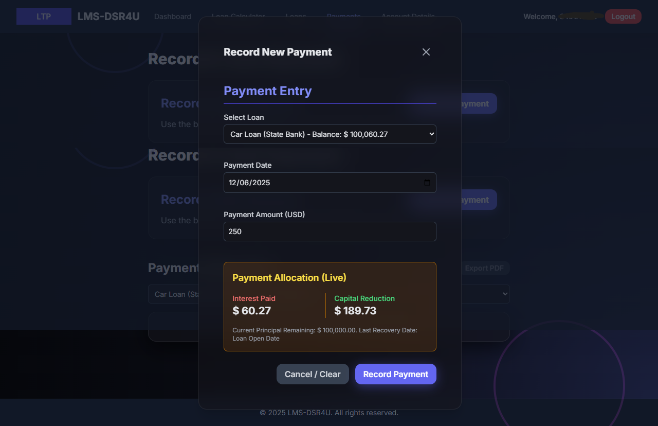 Payment Tracking Screenshot 2